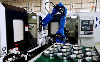 六轴机器人实现数控机床的加工流程